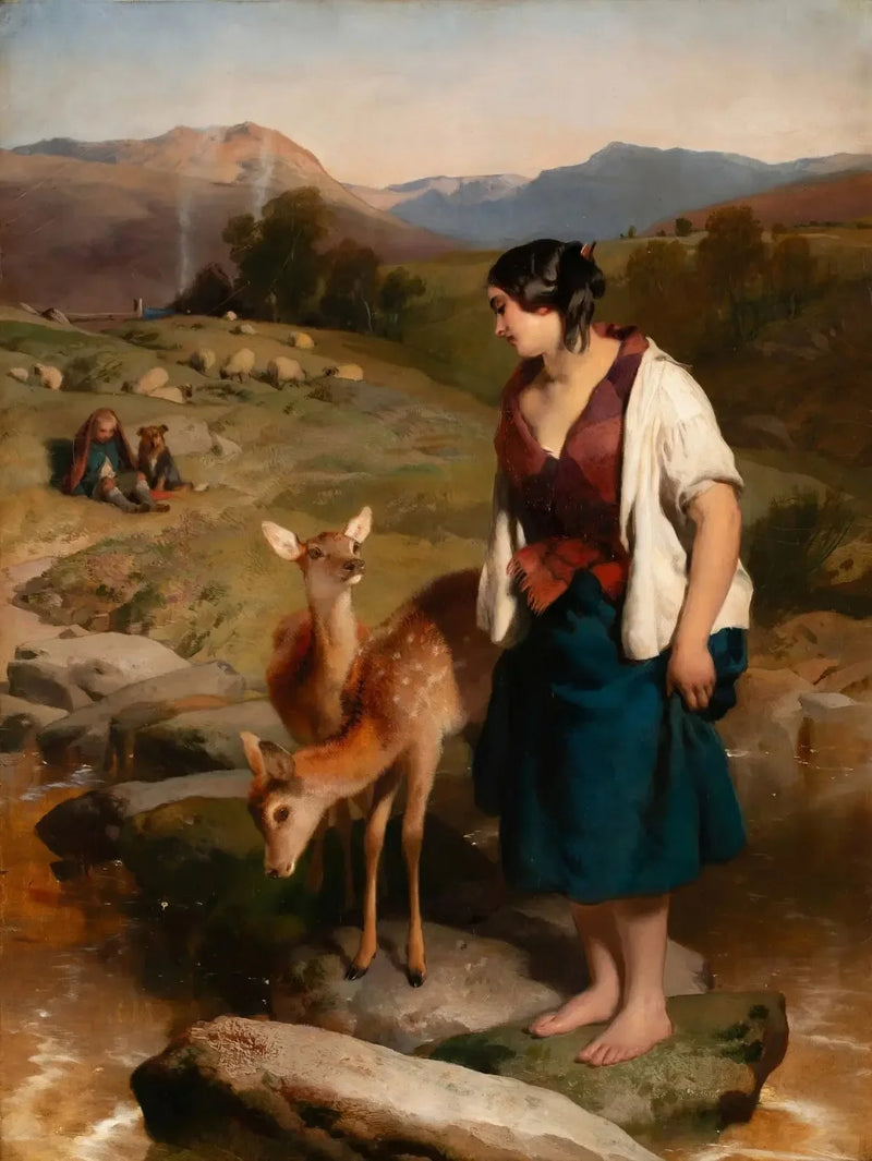 ラ・ハイランド・ラッシー - エドウィン・ヘンリー・ランシー

Source:
La Highland Lassie - Edwin Henry Landseer
