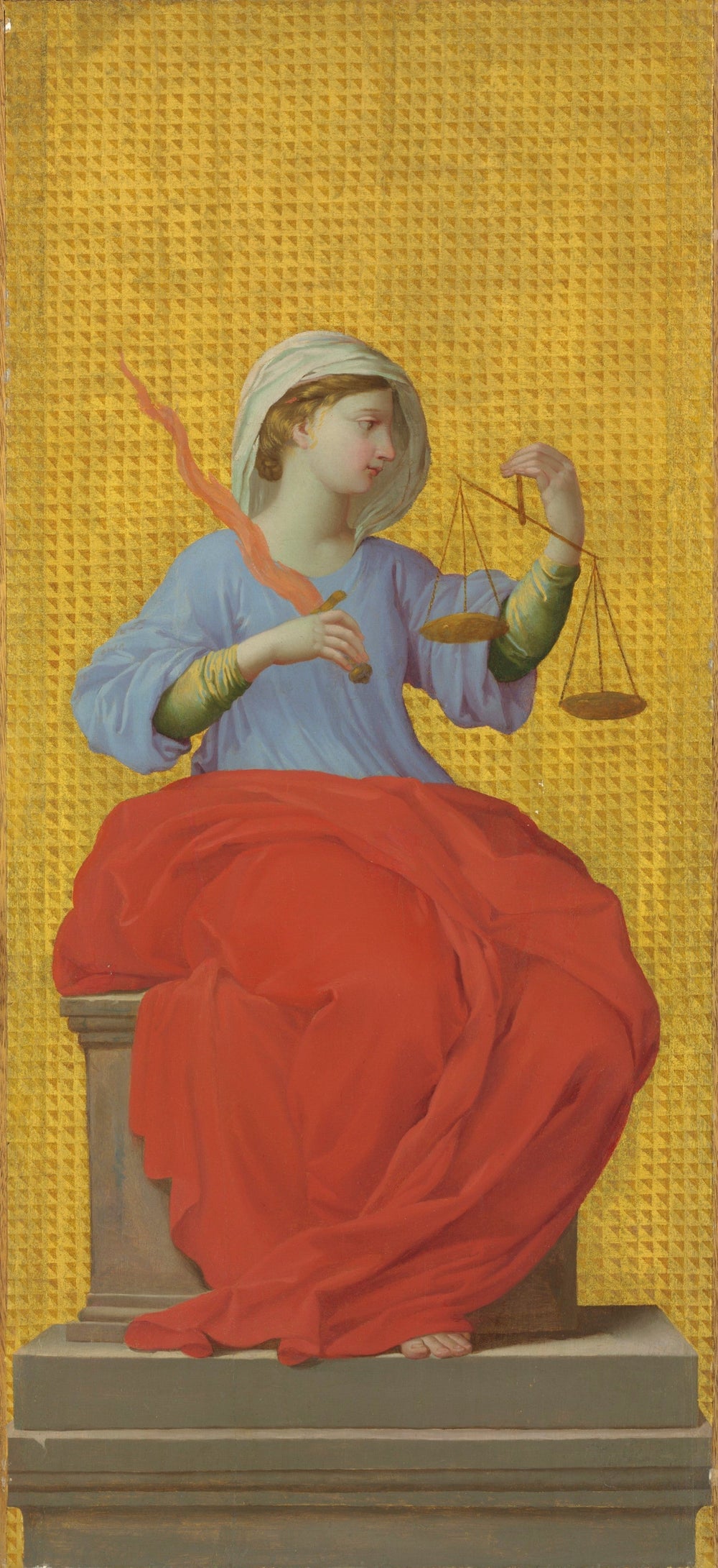 La Justice - Eustache Le Sueur image 1 reproduction artisanale de tableau