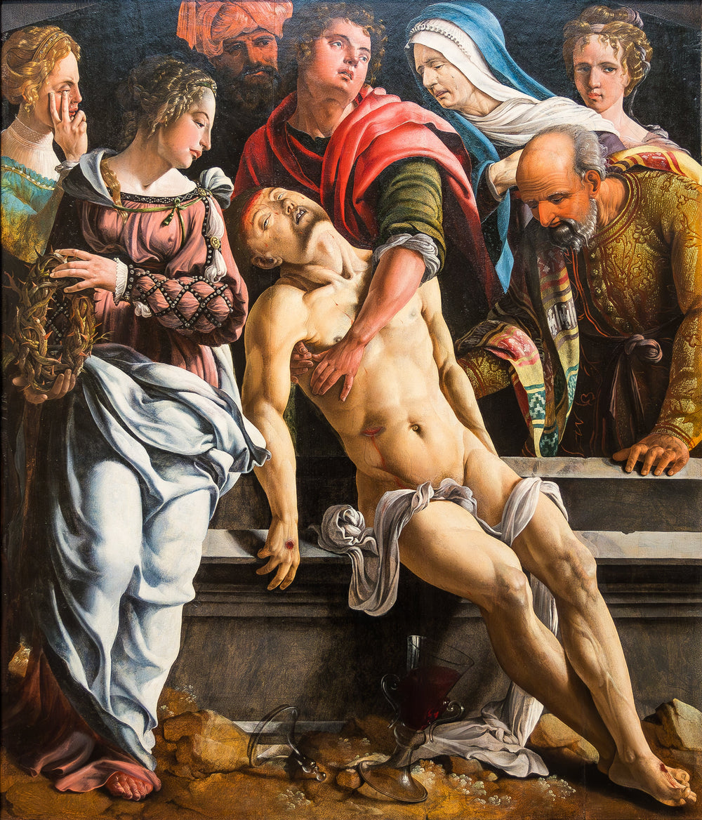 La lamentation - Maarten van Heemskerck image 1 copie de tableau peinte à la main