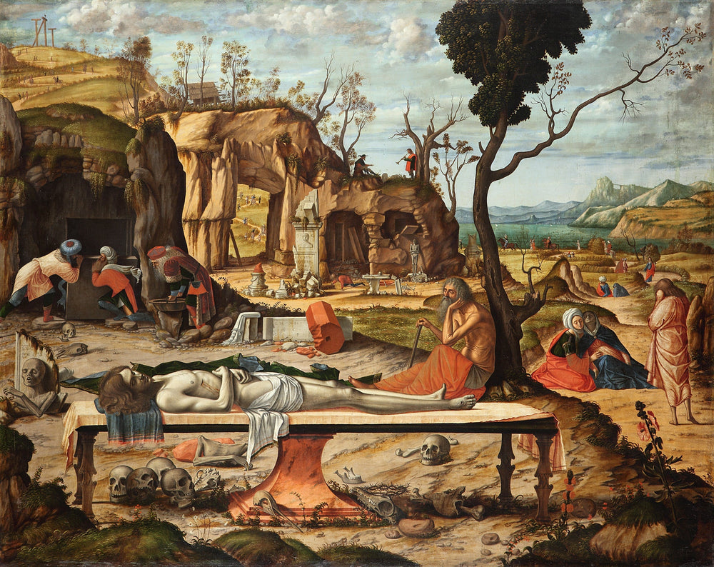 La lamentation sur le corps du Christ mort - Vittore Carpaccio image 1 tableau peint à l’huile sur toile
