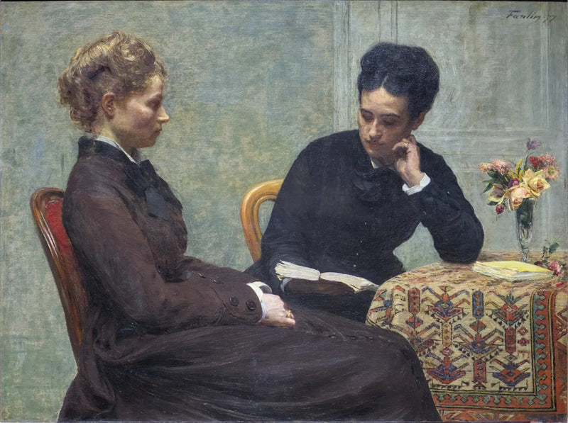 読書 - アンリ・ファンタン＝ラトゥール

Source:
La Lecture - Henri Fantin-Latour
