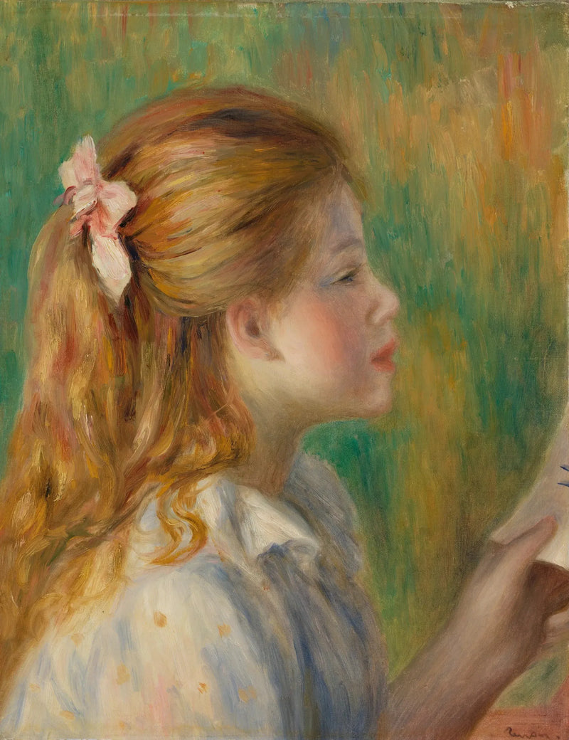 読書 - ピエール＝オーギュスト・ルノワール