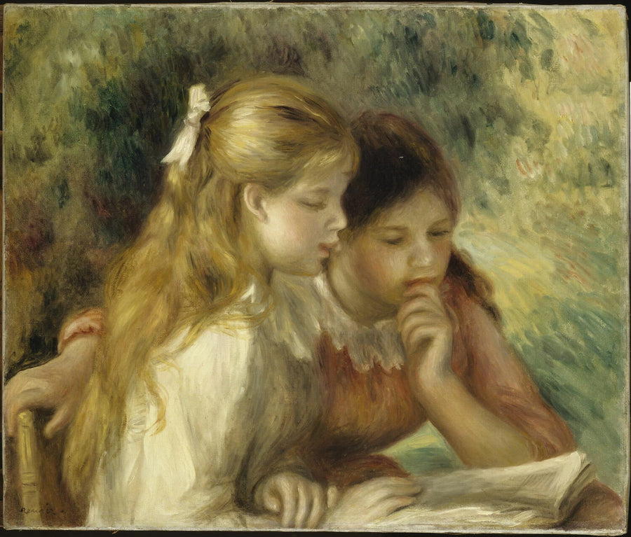 読書 - ピエール＝オーギュスト・ルノワール