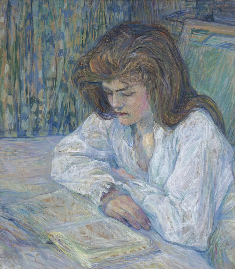 読書する女性 - アンリ・ド・トゥールーズ＝ロートレック