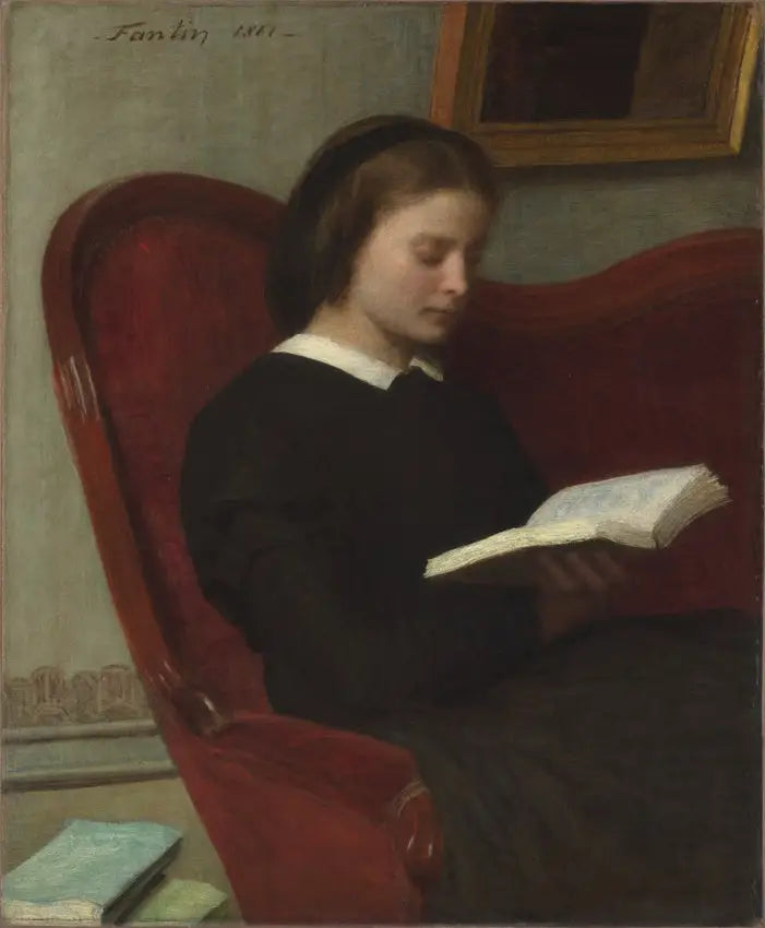 読書する女性 - アンリ・ファンタン＝ラトゥール

Source:
La Liseuse - Henri Fantin-Latour