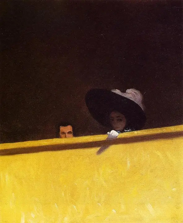 劇場のロッジ、紳士と婦人 - フェリックス・ヴァロットン

Source:
La loge de théâtre, le monsieur et la dame - Félix Vallotton