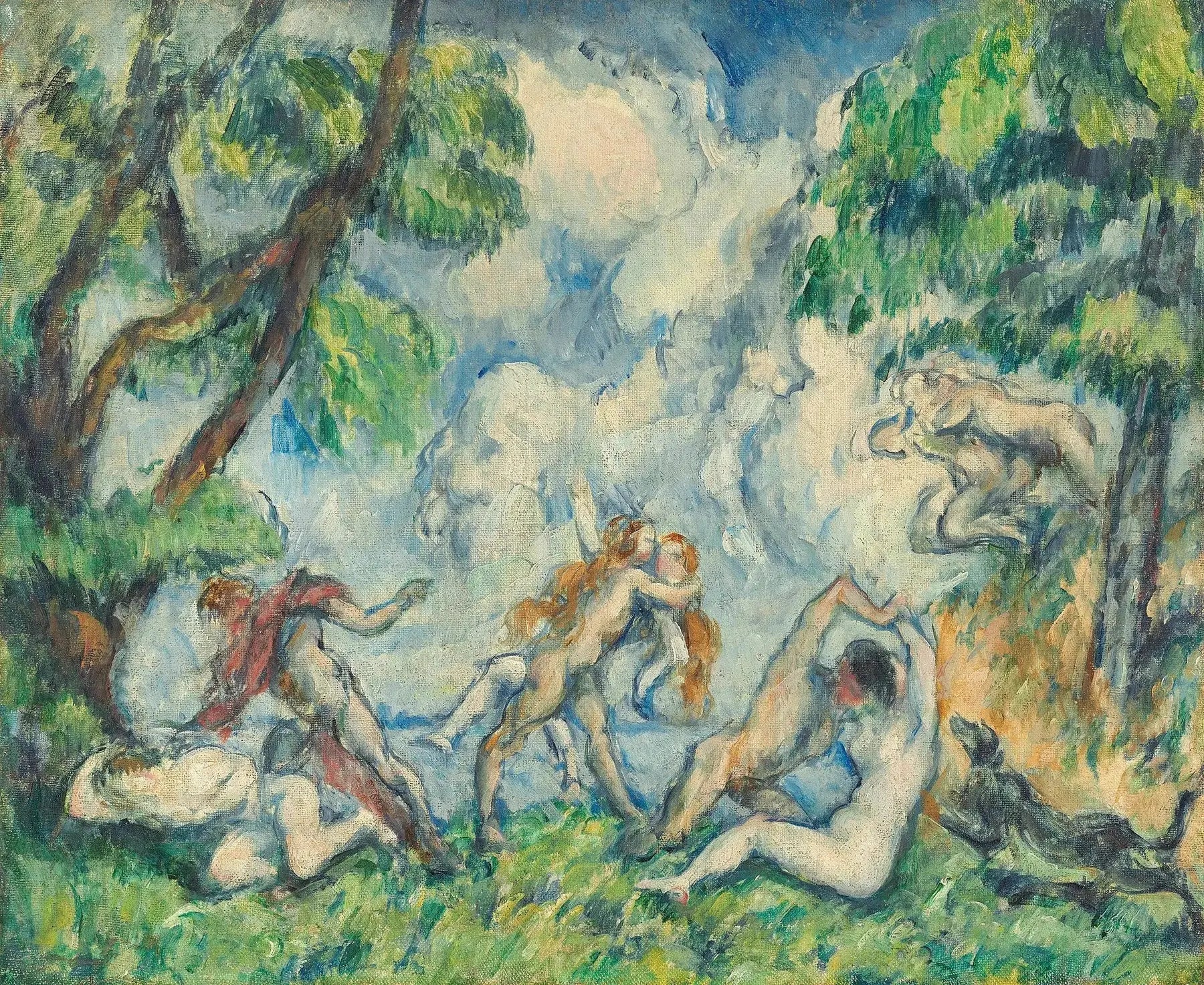 La Lutte d'amour - Paul Cézanne image 1 reproduction réalisée par Alpha Reproduction