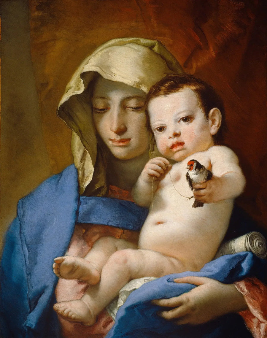 ジョヴァンニ・バッティスタ・ティエポロによる「ひわのある聖母」

Source:
La Madone au Chardonneret - Giovanni Battista Tiepolo