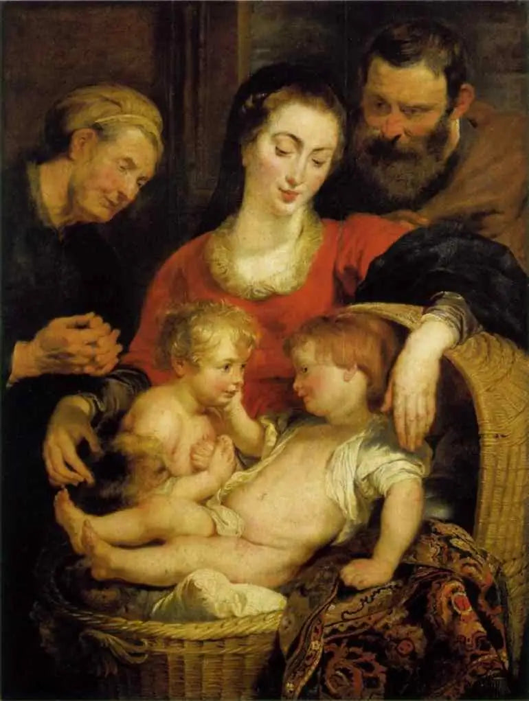 La Madone du Panier - Peter Paul Rubens image 1 tableau peint à l’huile sur toile