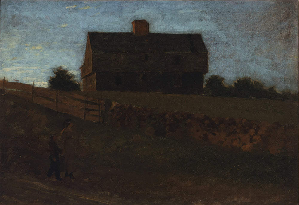 La maison de garnison de Robert Junkins, York, Maine - Winslow Homer image 1 copie peinte à la main à l’huile