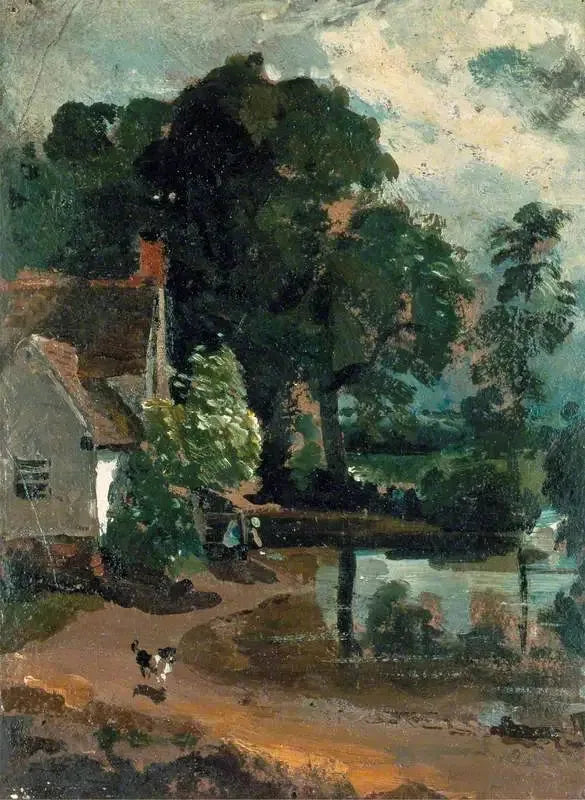 フラットフォードの水車の近くにあるウィリー・ロットの家 - ジョン・コンスタブル

Source:
La maison de Willy Lott, près du moulin de Flatford - John Constable