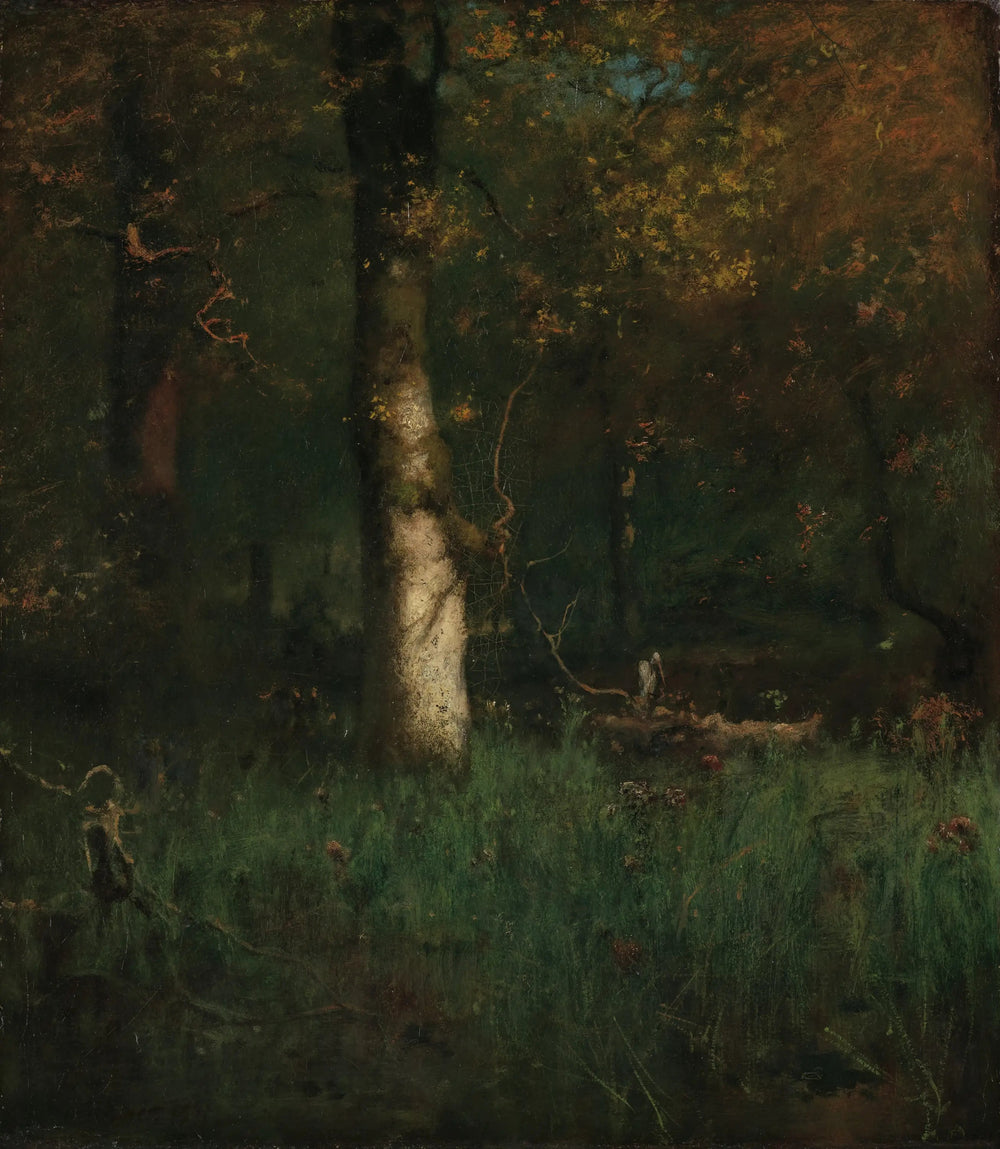 La maison du héron - George Inness image 1 reproduction de peinture à l’huile