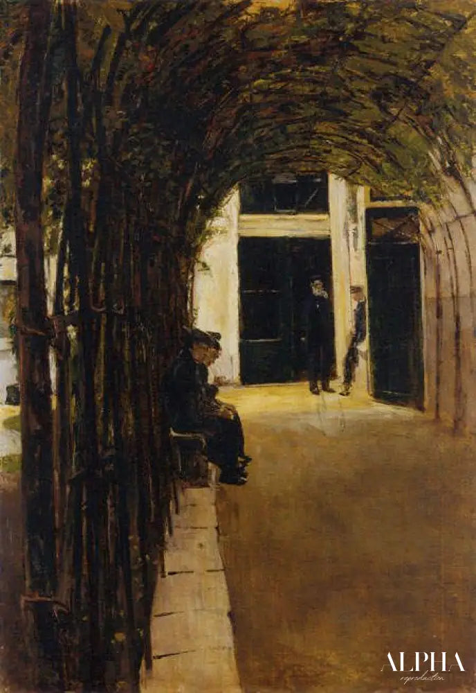 La maison d'un vieil homme à Amsterdam - Max Liebermann - Reproductions de tableaux et peintures haut de gamme