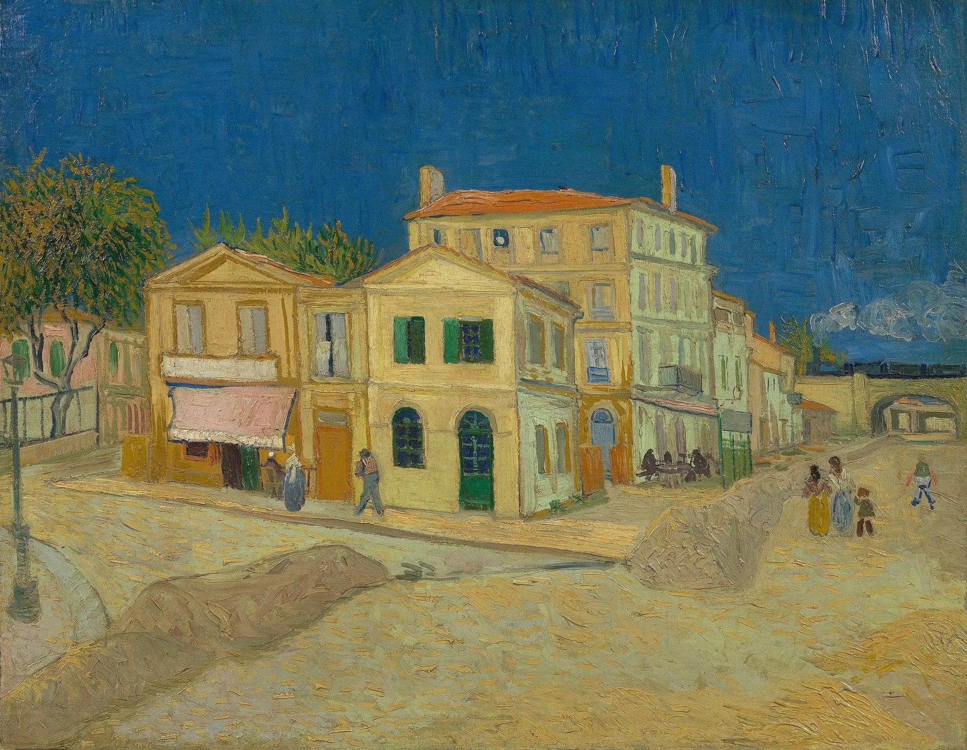 La Maison jaune - Vincent van Gogh image 1 tableau peint à l’huile sur toile