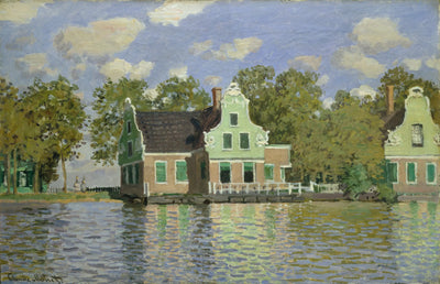Reproduction du tableau « La maison sur la rivière Zaan à Zaandam - Claude Monet » par Alpha Reproduction en peinture à l’huile