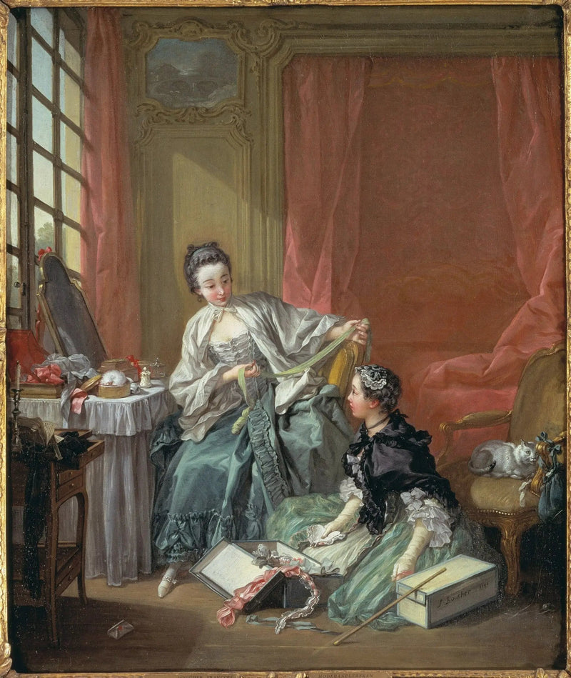 ファッションの商人 - フランソワ・ブーシェ

Source:
La Marchande de modes - François Boucher
