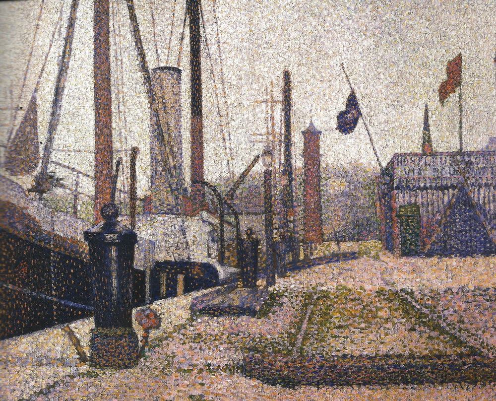 La Maria, Honfleur - Georges Seurat image 1 reproduction de peinture à l’huile