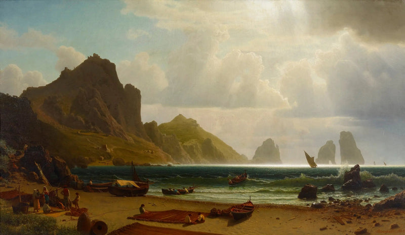 ラ・マリーナ・ピッコラ、カプリ - アルバート・ビアスタット

Source:
La Marina Piccola, Capri - Albert Bierstadt
