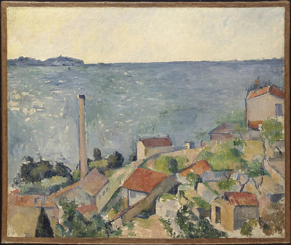 La Mer à l'Estaque - Paul Cézanne image 1 reproduction artisanale de tableau