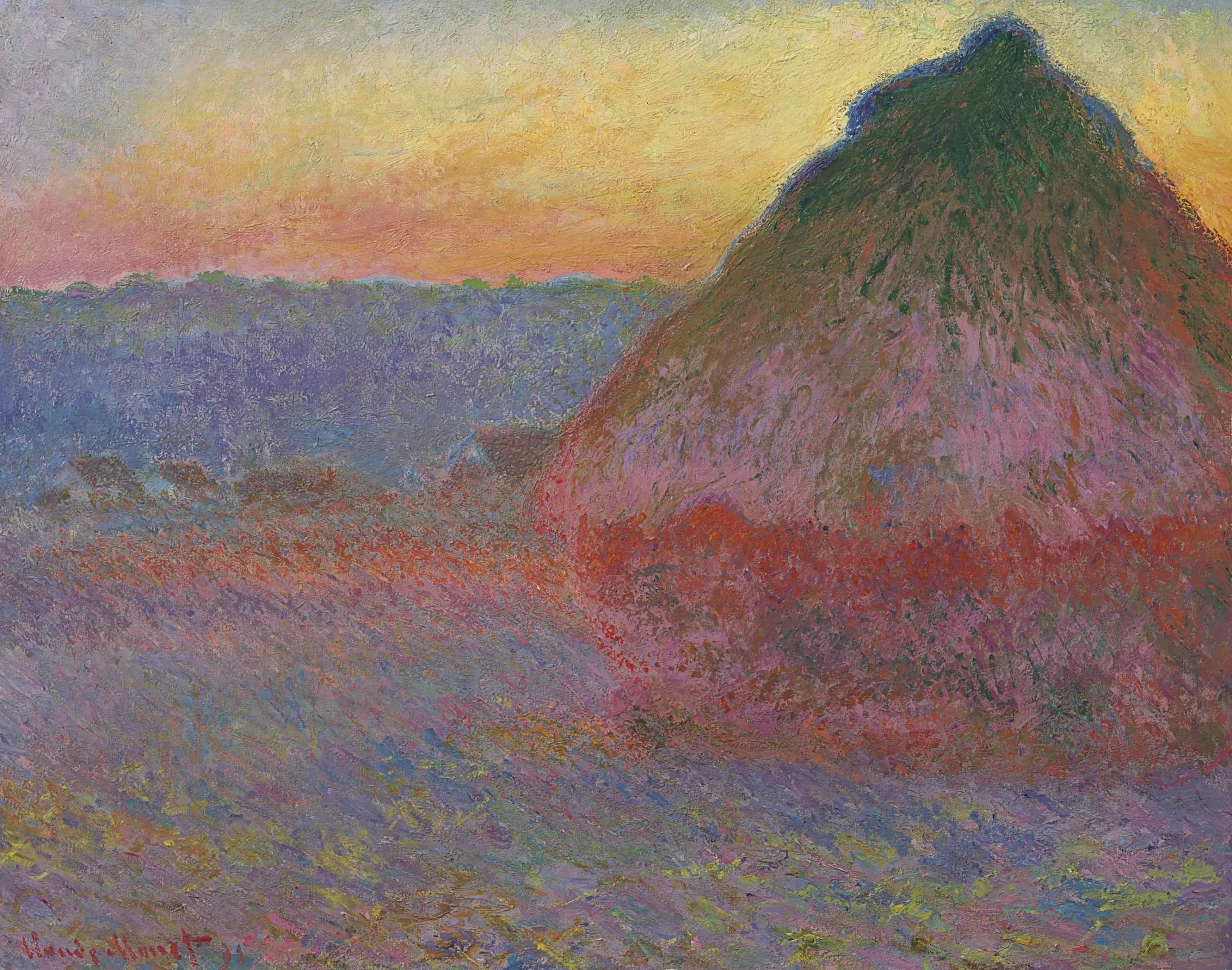 La meule - Claude Monet image 1 reproduction artisanale de tableau