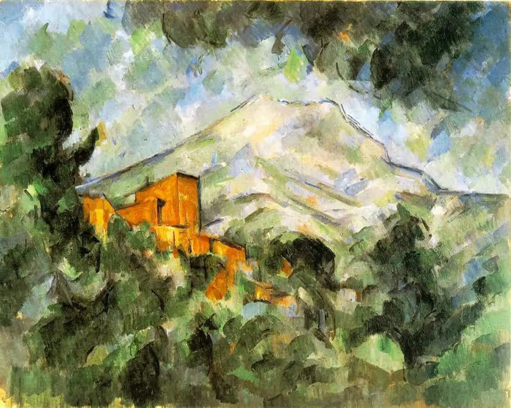 La Montagne Sainte-Victoire et Château Noir - Paul Cézanne image 1 copie peinte à la main à l’huile