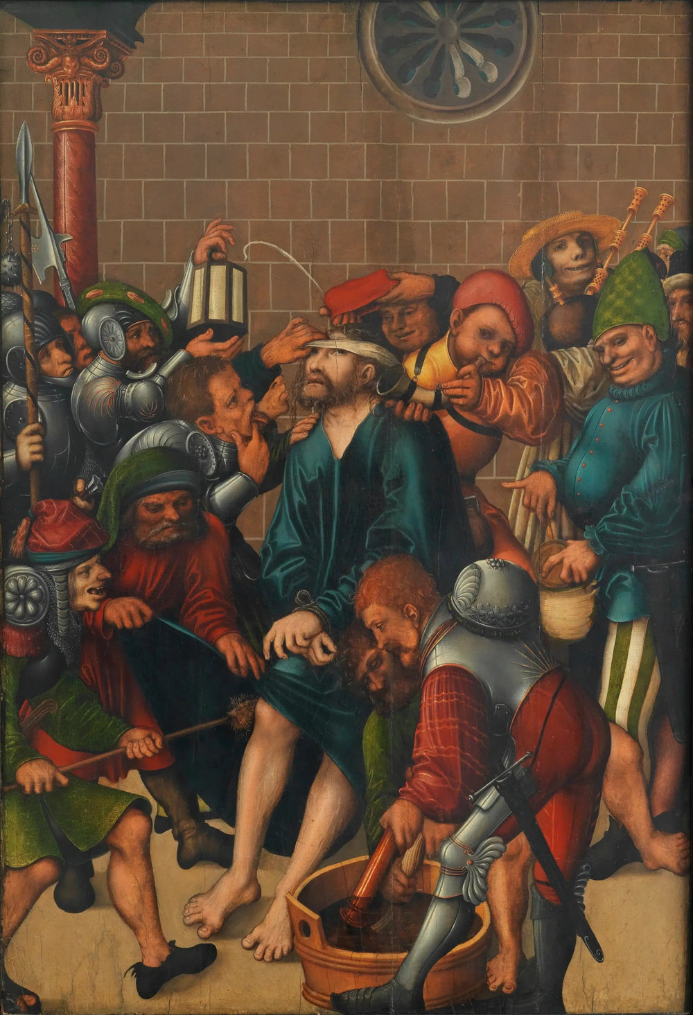 La moquerie du Christ - Lucas Cranach the Elder image 1 tableau peint à l’huile sur toile