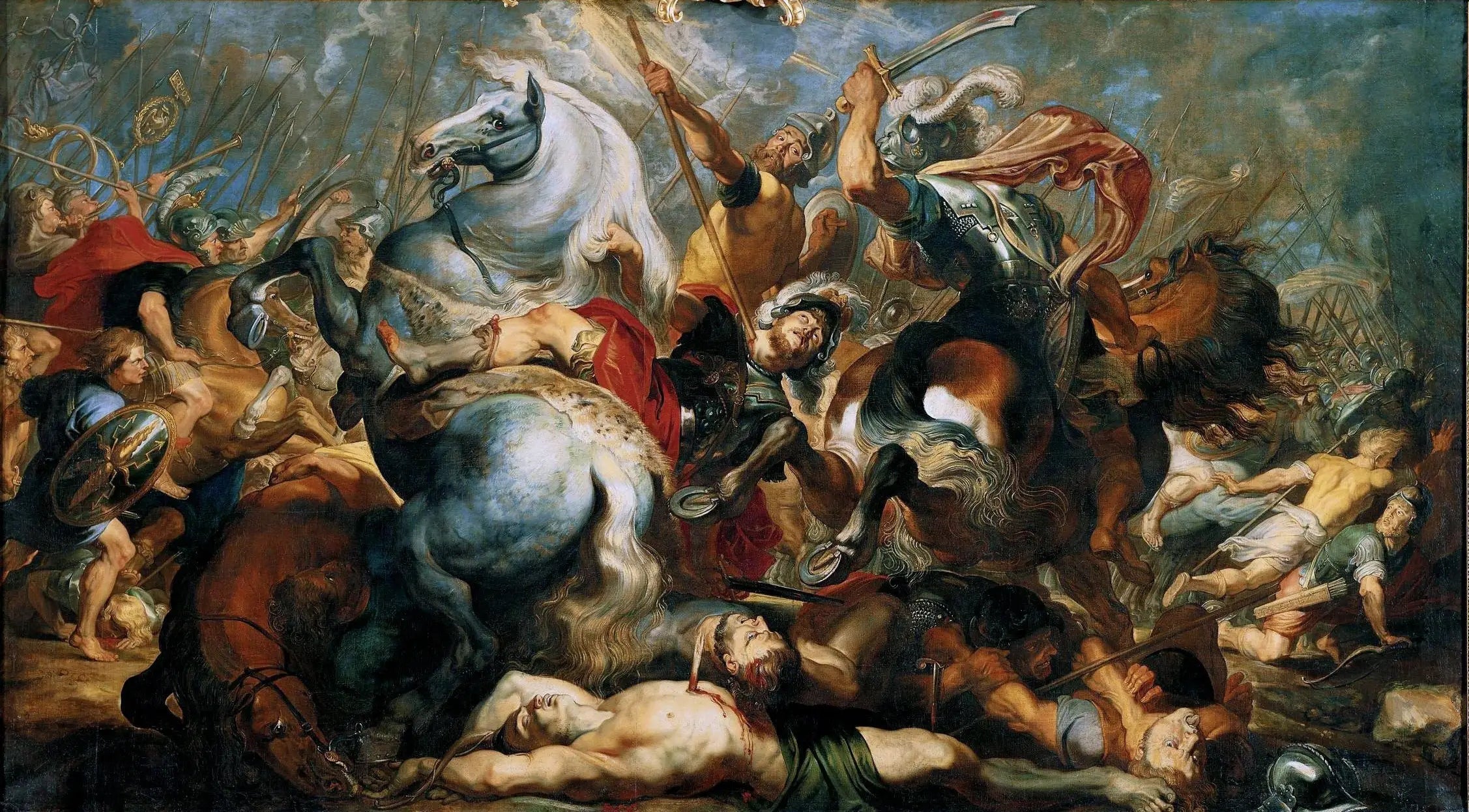 La mort de Decius Mus - Peter Paul Rubens image 1 reproduction de peinture à l’huile