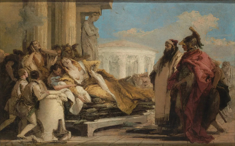 ディドンの死 - ジョバンニ・バッティスタ・ティエポロ

Source:
La mort de Didon - Giovanni Battista Tiepolo