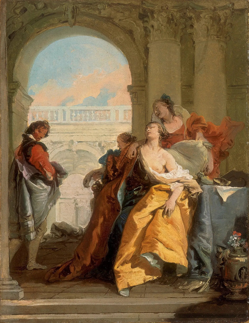 ソフォニスバの死 - ジョバンニ・バッティスタ・ティエポロ

Source:
La mort de Sophonisbe - Giovanni Battista Tiepolo
