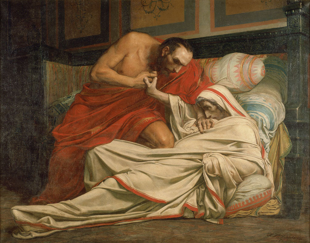 La Mort de Tibère - Jean-Paul Laurens image 1 reproduction réalisée par Alpha Reproduction