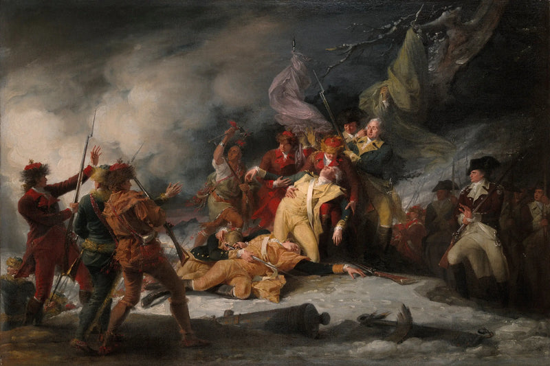 ジョン・トランブルによる1775年12月31日のケベックの戦いでのモンゴメリー将軍の死

Source:
La Mort du général Montgomery à la bataille de Québec, le 31 décembre 1775 - John Trumbull