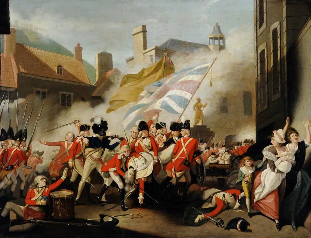 La mort du major Peirson, le 6 janvier 1781 - John Singleton Copley image 1 reproduction artisanale de tableau
