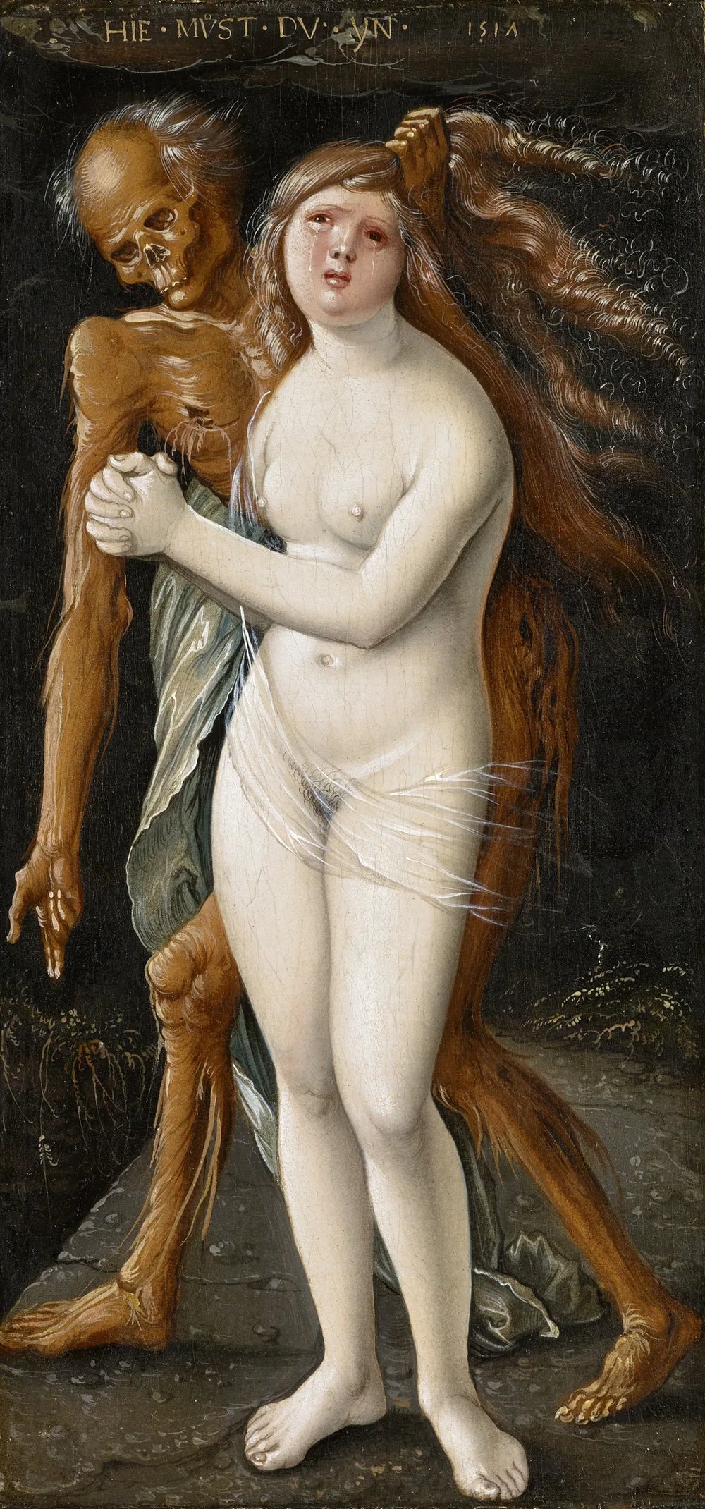La Mort et la Jeune Fille (Baldung) - Hans Baldung Grien image 1 reproduction de peinture à l’huile