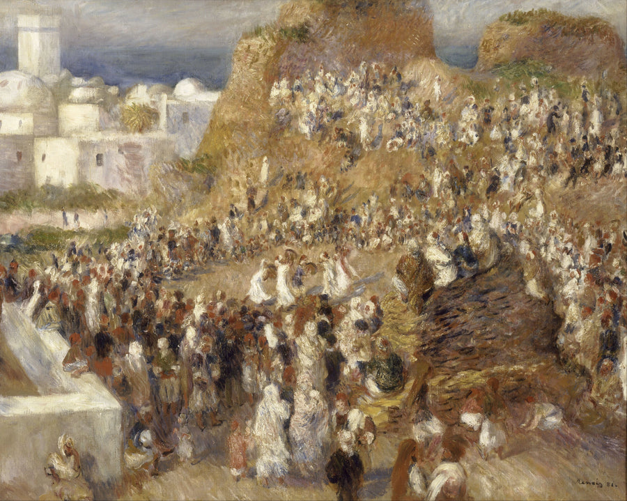 La Mosquée ou Fête arabe peinte à Alger par Pierre-Auguste Renoir en 1881