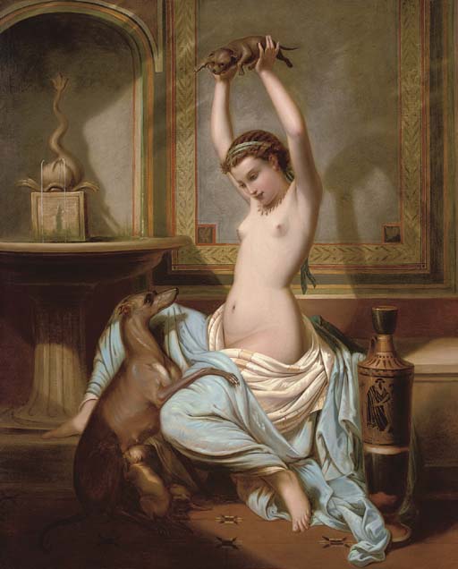 La Muse s'amuse s'amuse - Henri-Pierre Picou image 1 reproduction d’œuvre d’art à l’huile