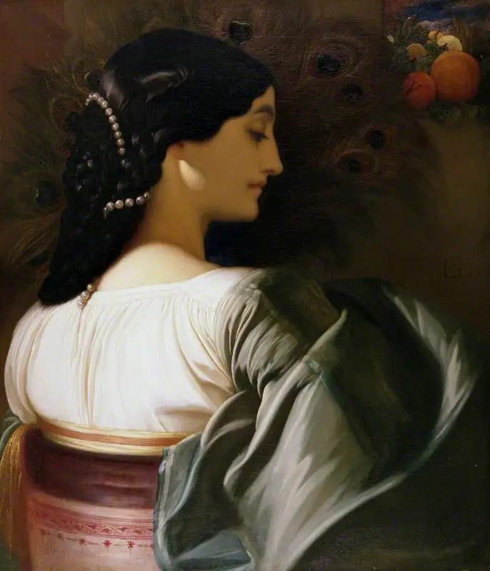 ラ・ナンナ、パヴィオニア - フレデリック・レイトン

Source:
La nanna, Pavonia - Frederic Leighton