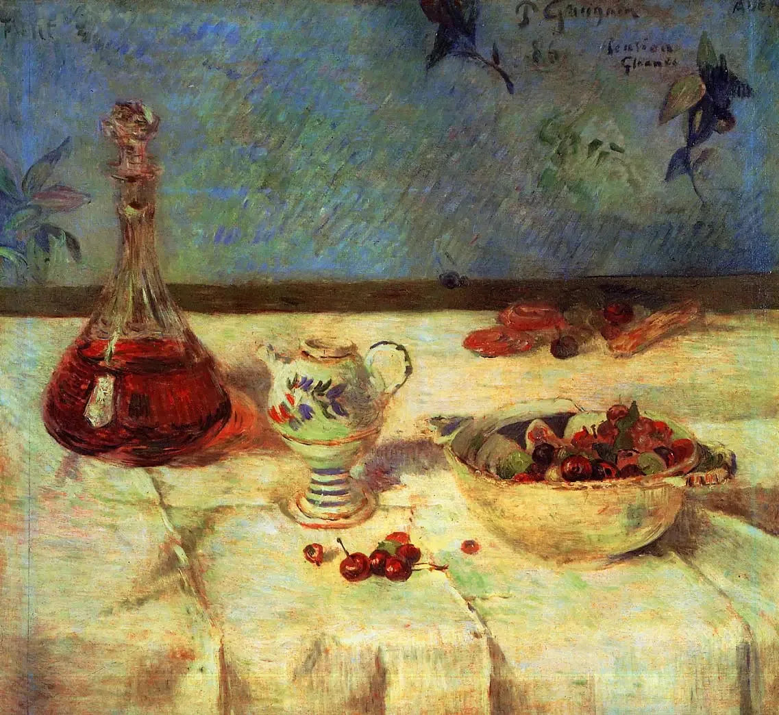 La Nappe blanche - Paul Gauguin image 1 reproduction de peinture à l’huile