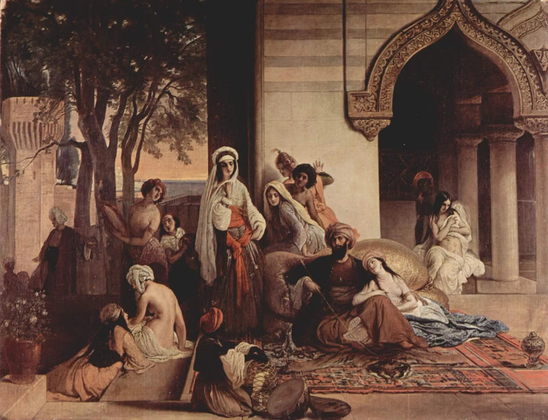 新しいお気に入り（ハーレムの一場面） - フランチェスコ・ハイエツ

Source:
La Nouvelle Favorite (scène de harem) - Francesco Hayez