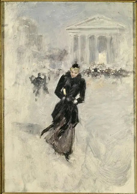 パリジェンヌ、ルール・ロワイヤル通り、ボアを着た女性 - ジャン・ベロー

Source:
La Parisienne rue Royale, femme au boa - Jean Béraud