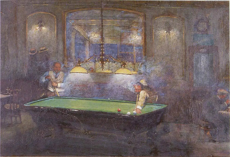 ビリヤードの一部分 - ジャン・ベロー

Source:
La Partie de billard - Jean Béraud