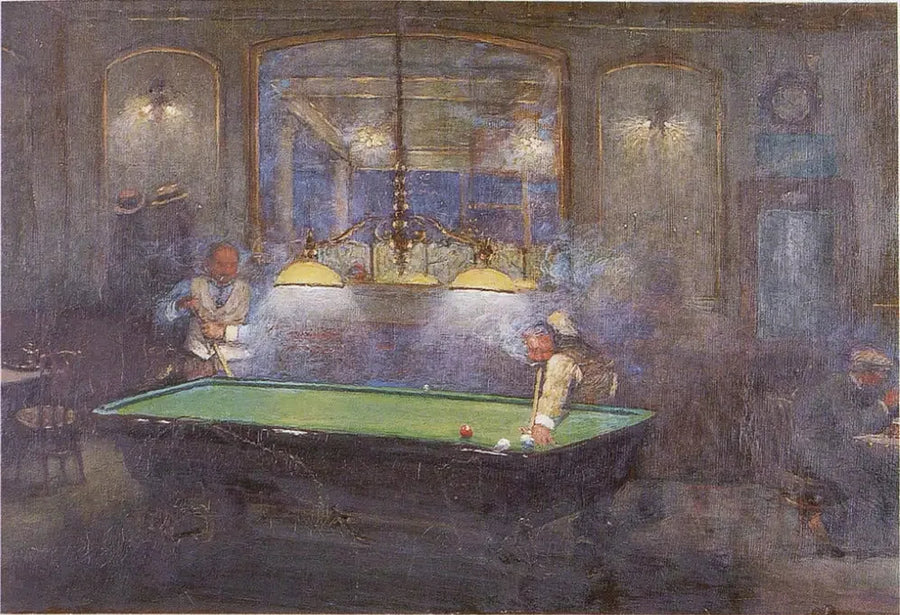 ビリヤードの一部分 - ジャン・ベロー

Source:
La Partie de billard - Jean Béraud