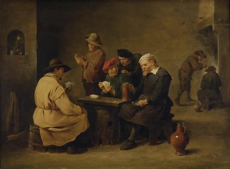 カードゲームの部分 - デイヴィッド・テニエール・ル・ジュヌ

Source:
La partie de cartes - David Teniers le Jeune
