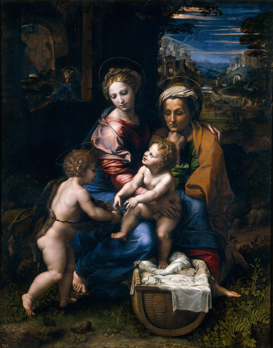 Sainte Famille dite La Perle de Raphaël – reproduction peinture à l’huile sur toile