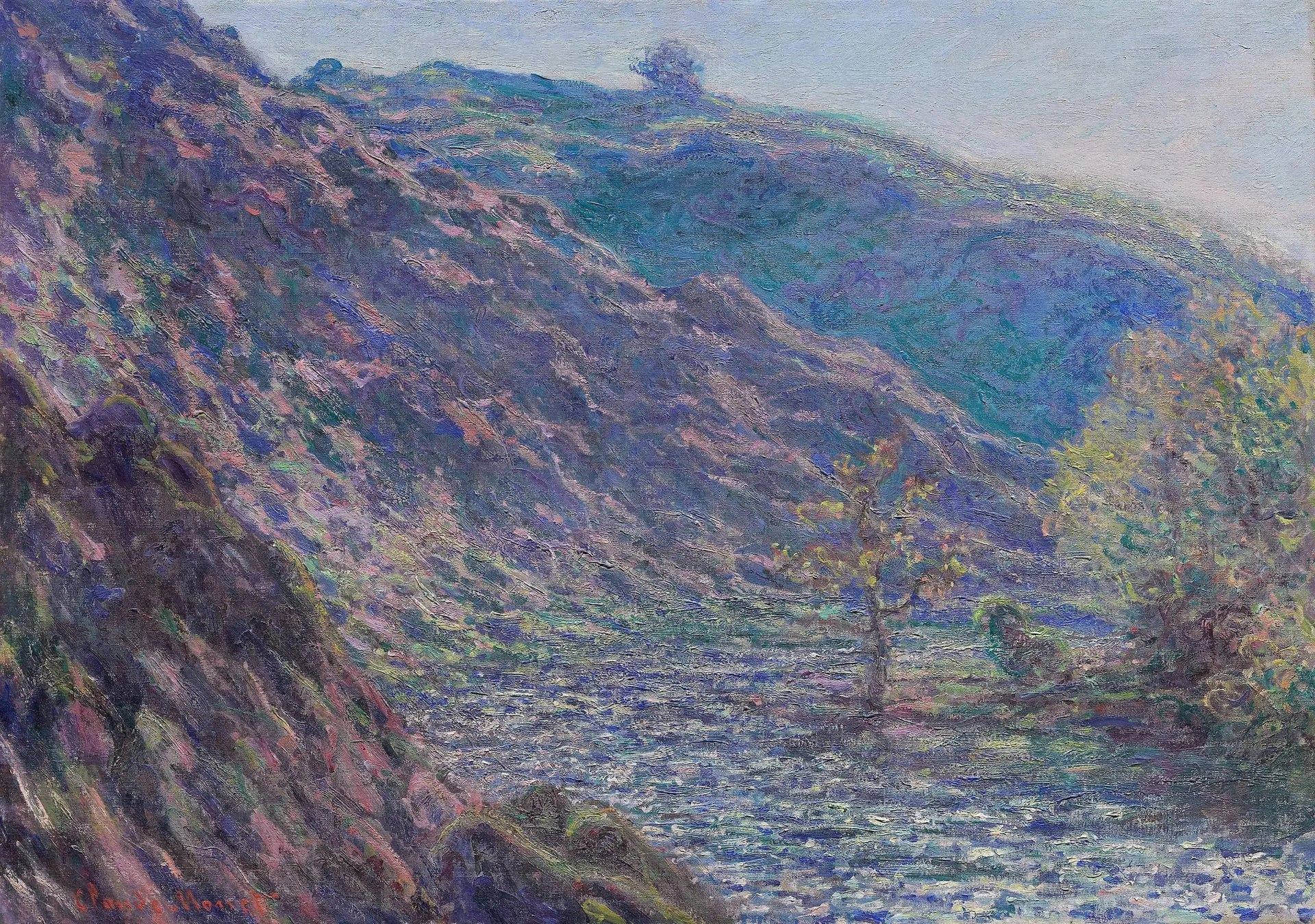 La Petite Creuse - Claude Monet image 1 tableau peint à l’huile sur toile
