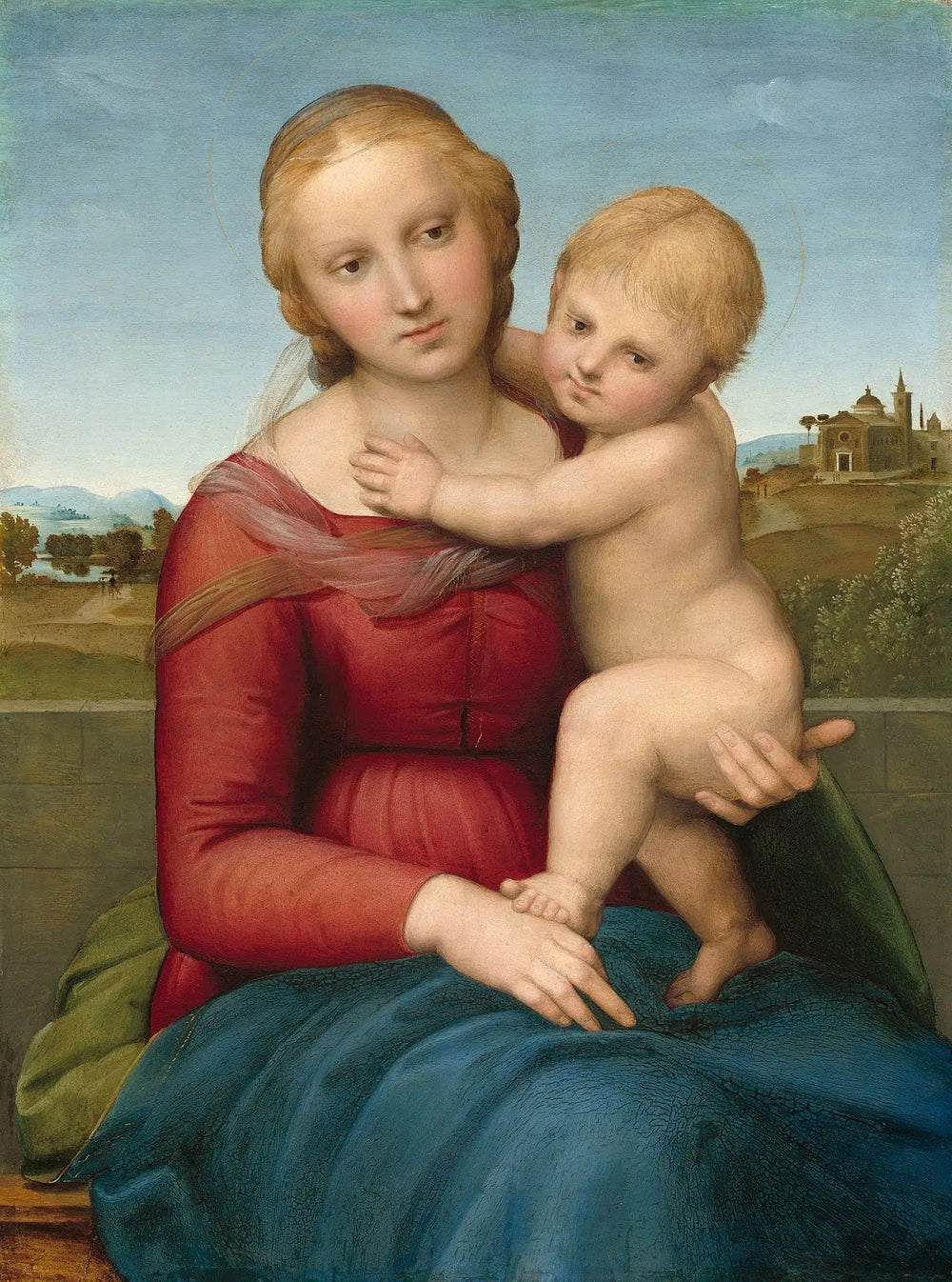 La Petite Madone Cowper - Raphaël Sanzio image 1 copie peinte à la main à l’huile
