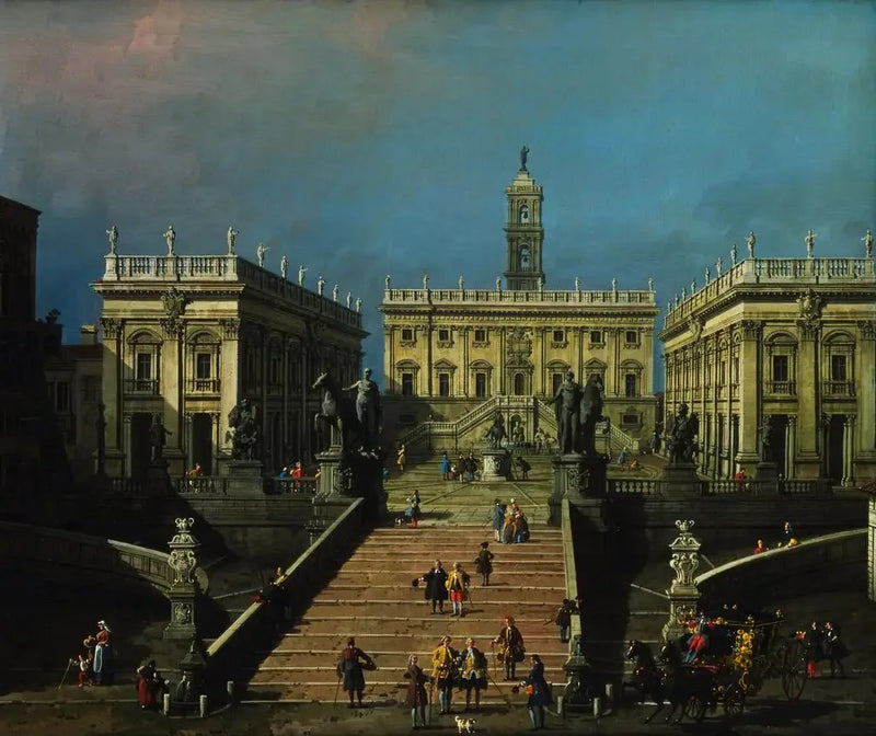 カナレットによるカンピドリオ広場とコルドナータ

Source:
La Piazza del Campidoglio et la Cordonata - Canaletto