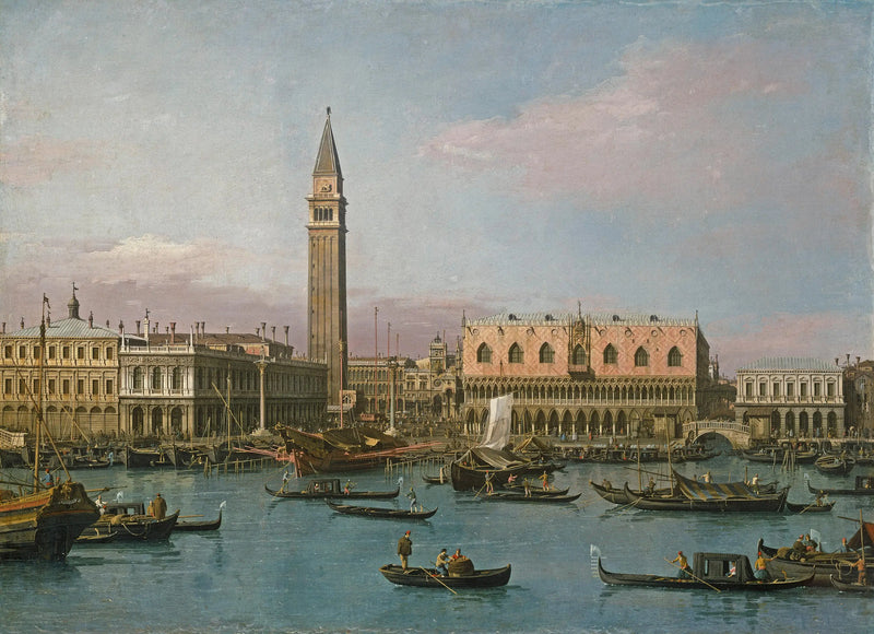 ラ・ピアッツェッタとサンマルコ湾 - カナレット

Source:
La Piazzetta et le Bacino di San Marco - Canaletto