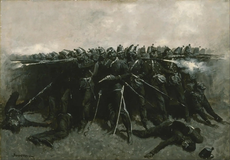 歩兵の位置 - フレデリック・レミントン

Source:
La place de l'infanterie - Frederic Remington