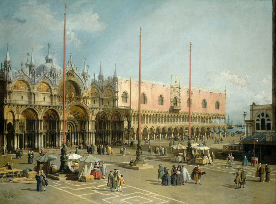 ヴェネツィアのサンマルコ広場 - カナレット

Source:
La place Saint-Marc à Venise - Canaletto
