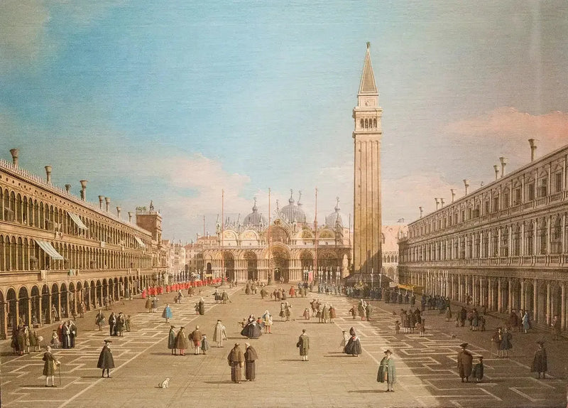 サンマルコ広場とバジリカ、ヴェネツィア - カナレット

Source:
La Place Saint-Marc et la Basilique, Venise - Canaletto